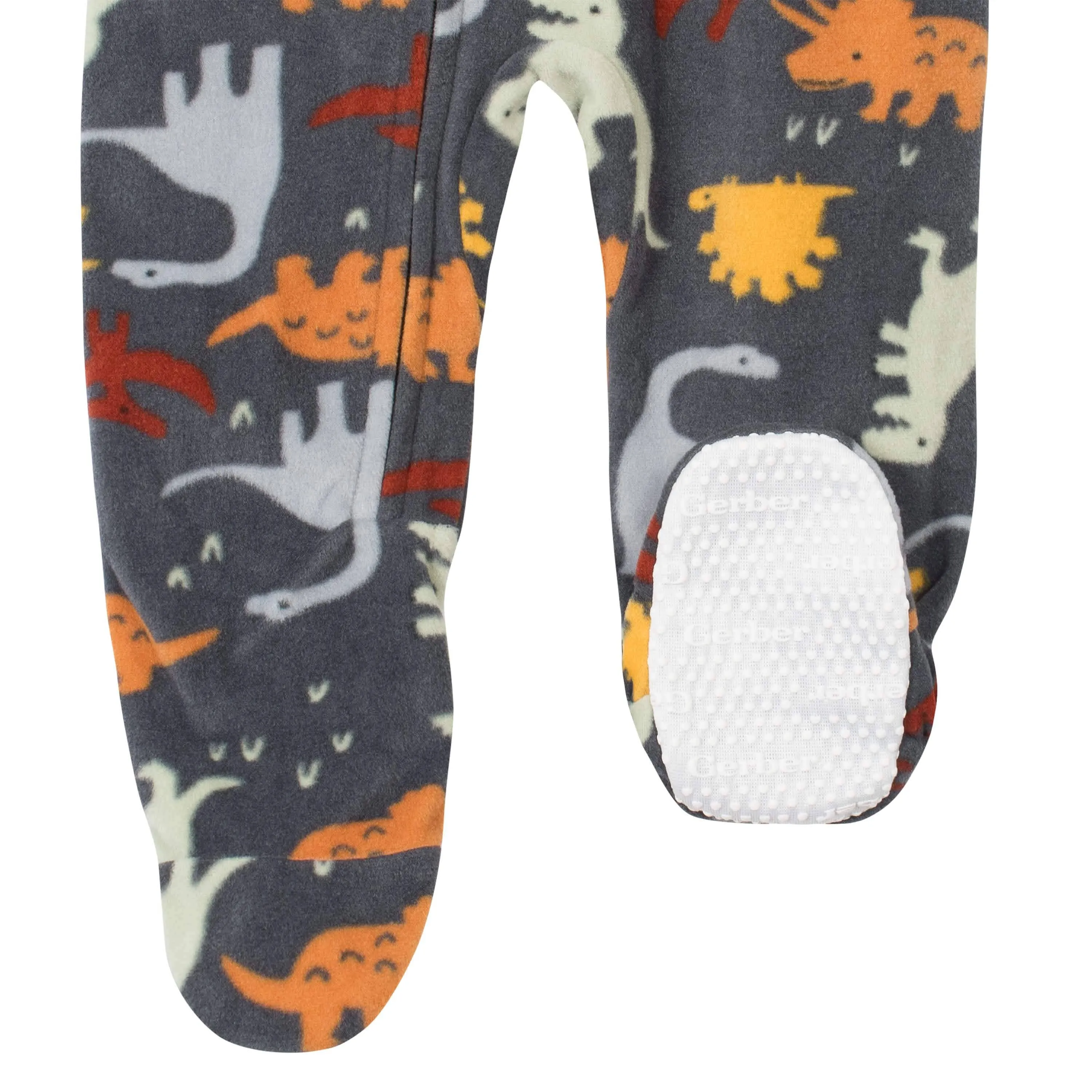 2-Pack Baby Boys Bears & Dinos Fleece Pajamas