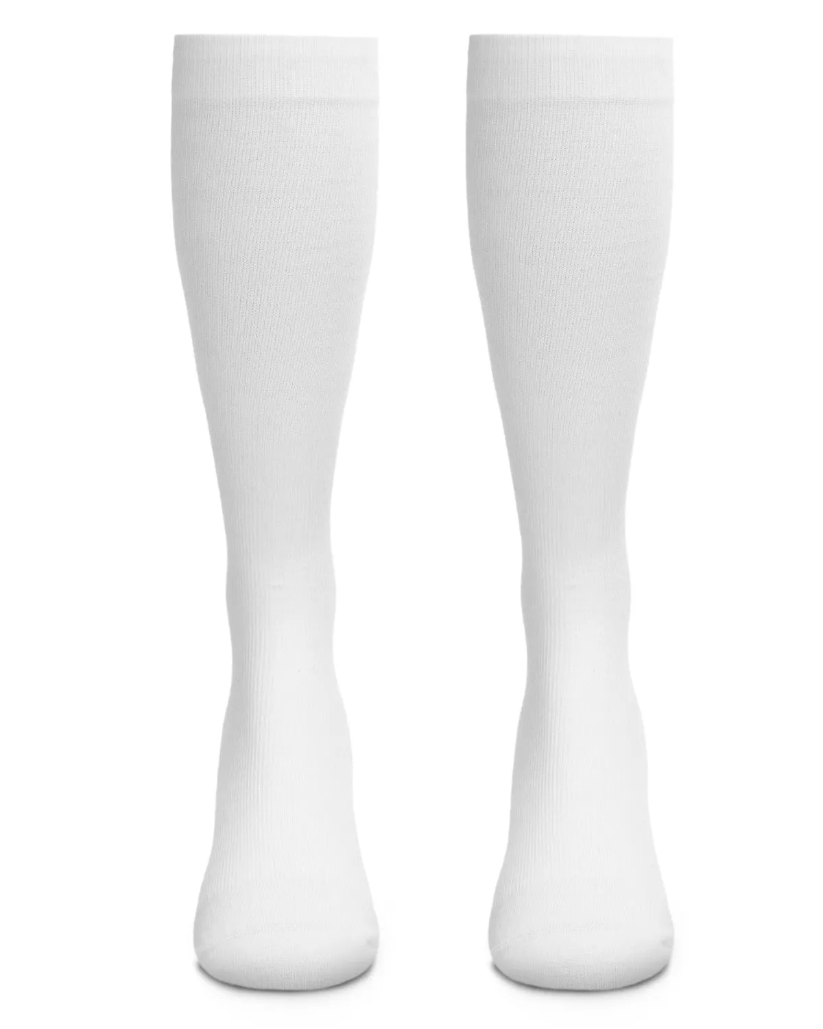 2 Pair Pack Cushioned Sole Cotton Blend Graduated Compression Socks