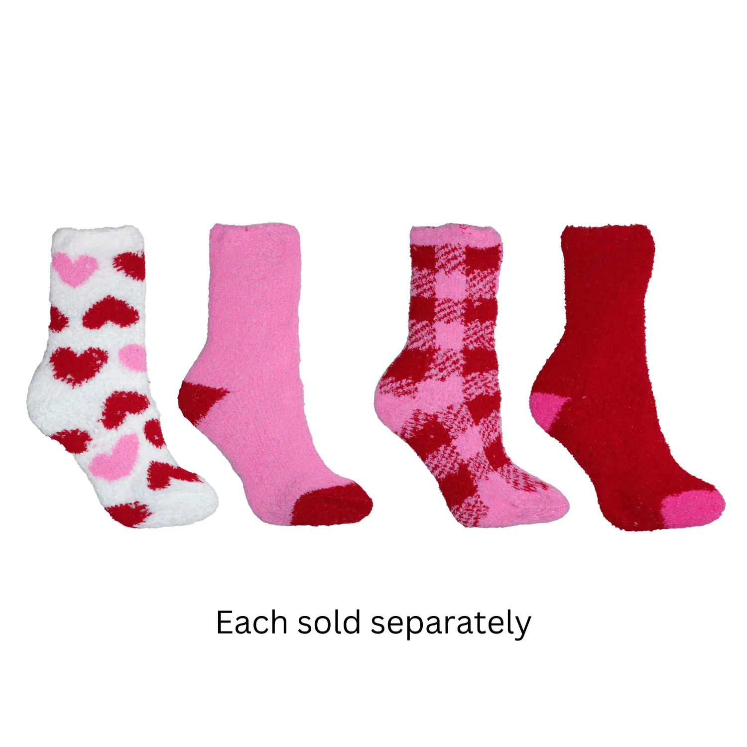 2-Pair Valentine’s Day Therapeutic Spa Socks - infused with Shea Butter & Lavender