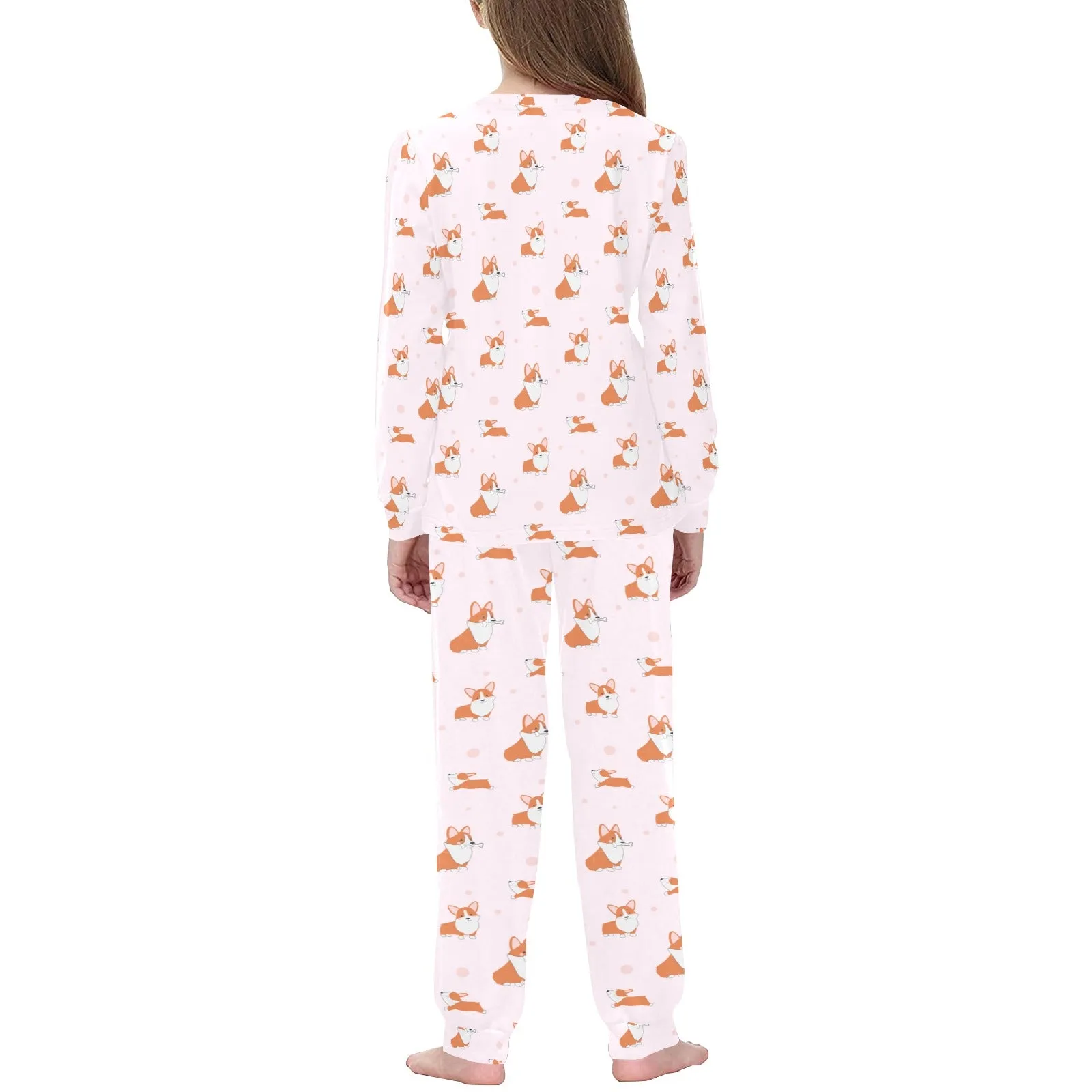 2 Piece Corgi Children's Pajama Set