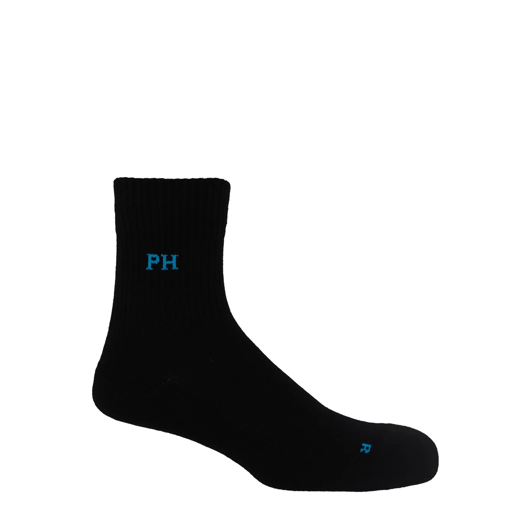 3 Pack Essential Quarter Men's Sport Socks - Black