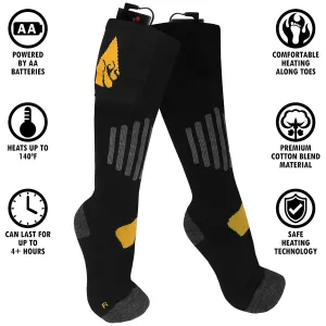 ActionHeat AA Cotton Battery Heated Socks - Replacement Socks Only