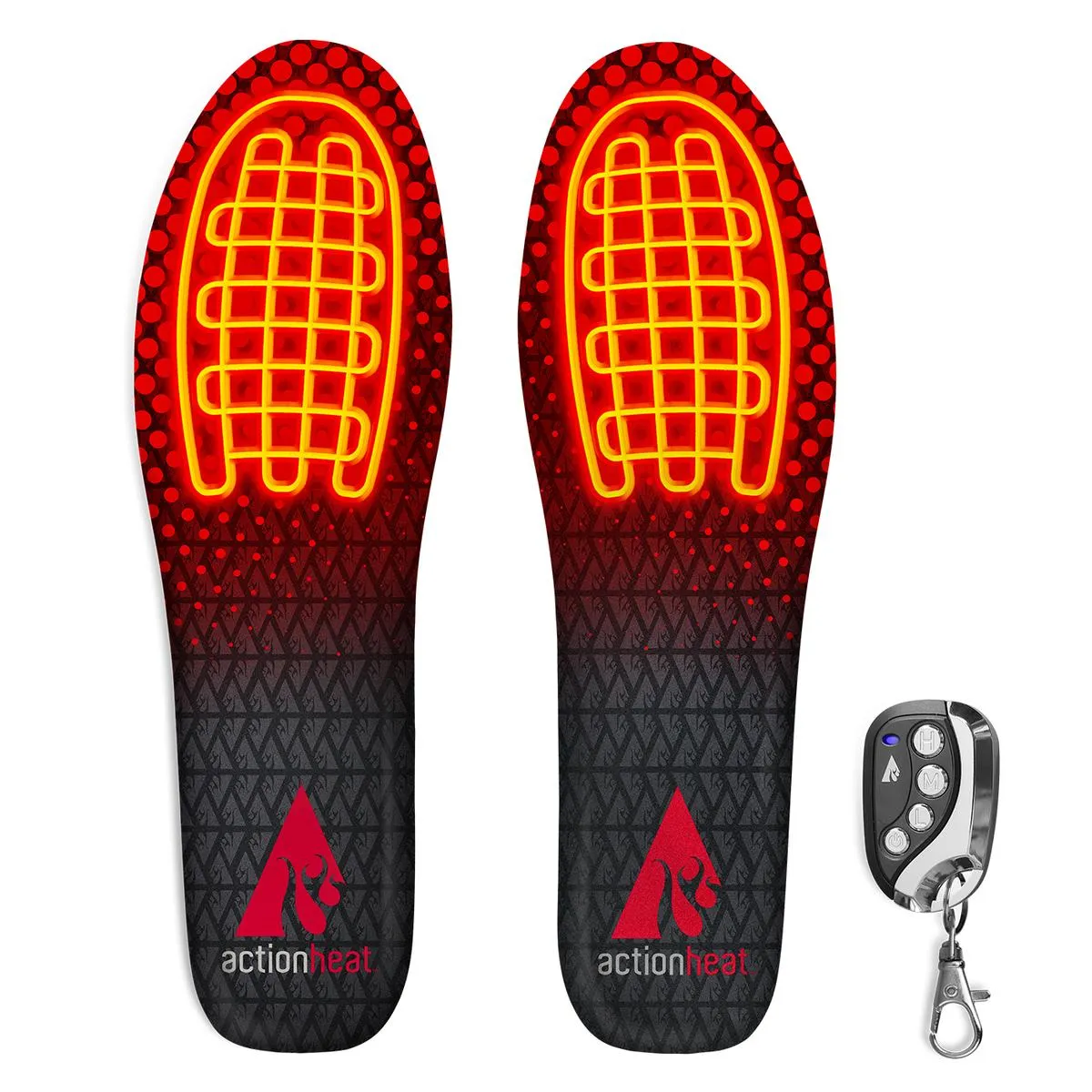 ActionHeat Rechargeable Heated Insoles with Remote