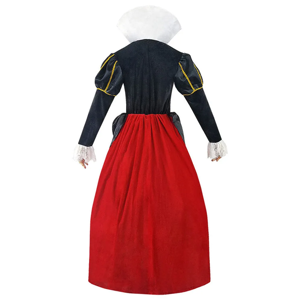 Adulte Alice au pays des merveilles La Reine Rouge Uniforme Cosplay Costume