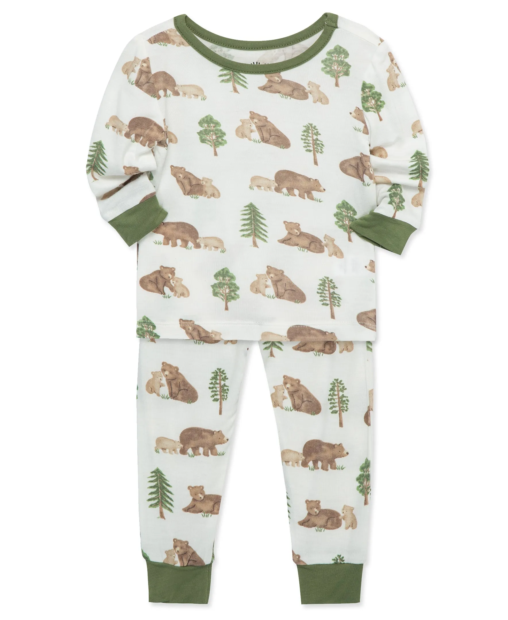 Bear 4-Piece Bamboo Pajama Set (12M-24M)