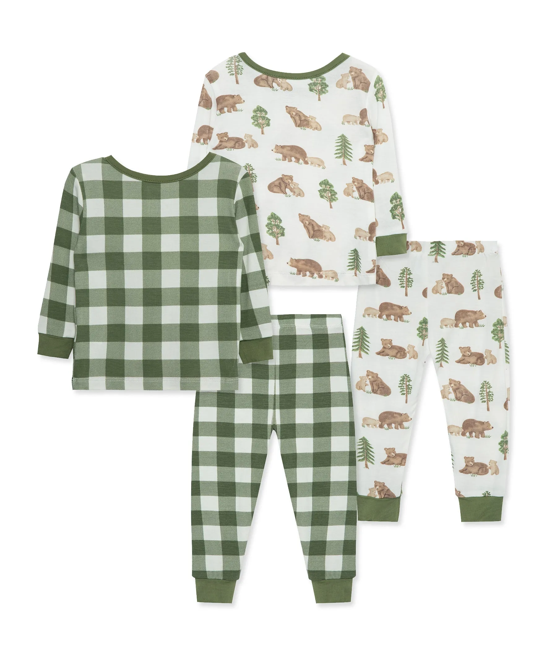 Bear 4-Piece Bamboo Pajama Set (12M-24M)