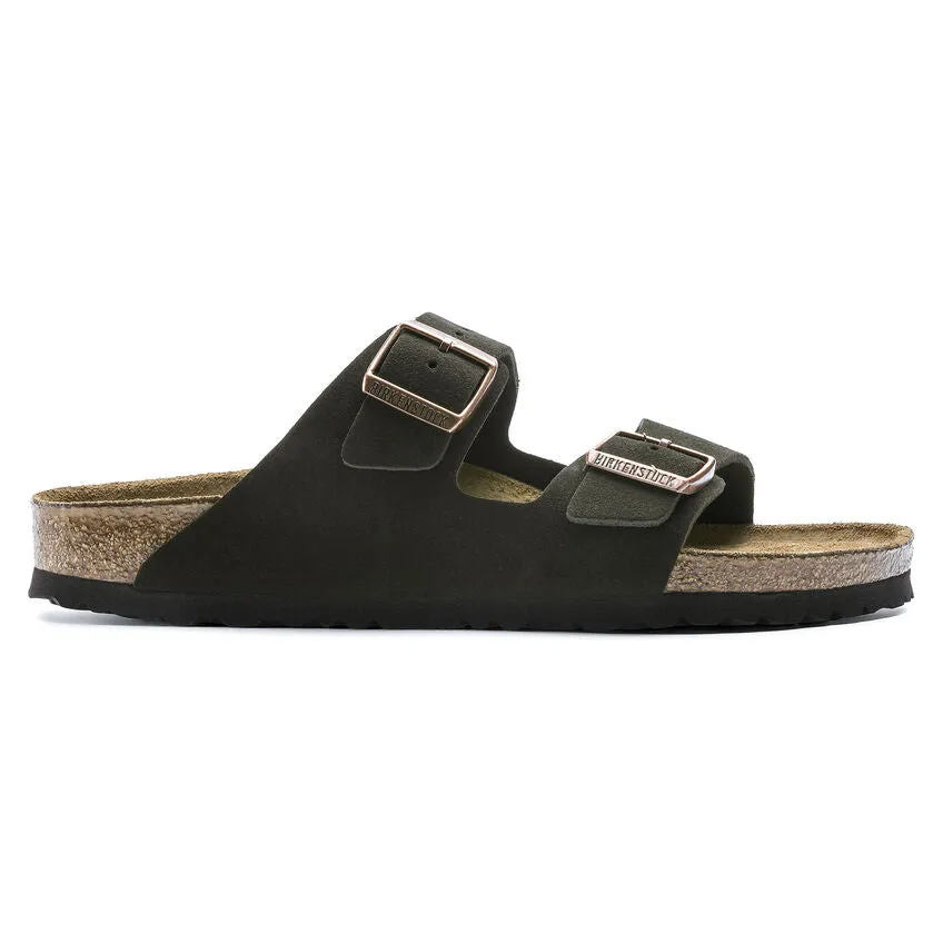 Birkenstock Mocha Brown Soft Bed Suede Arizona Sandal