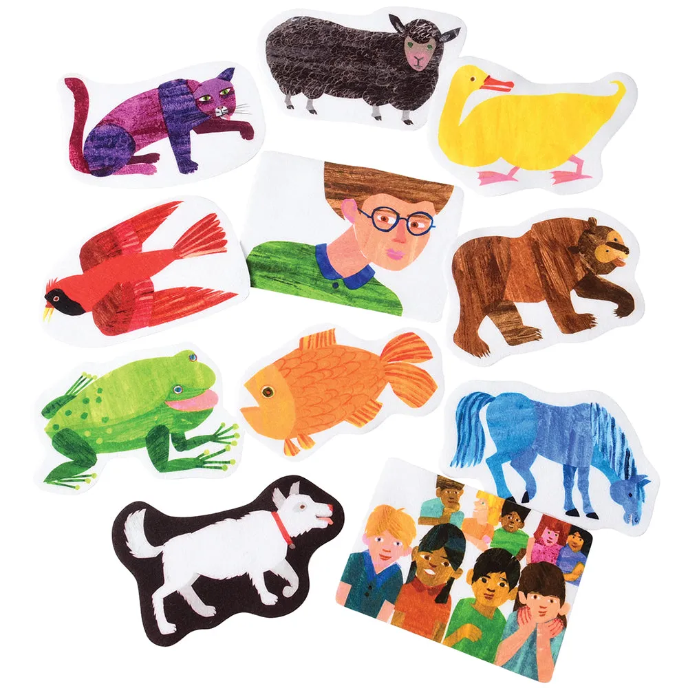 Brown Bear Flannel Board Set | Eric Carle Inspired Storytelling Props