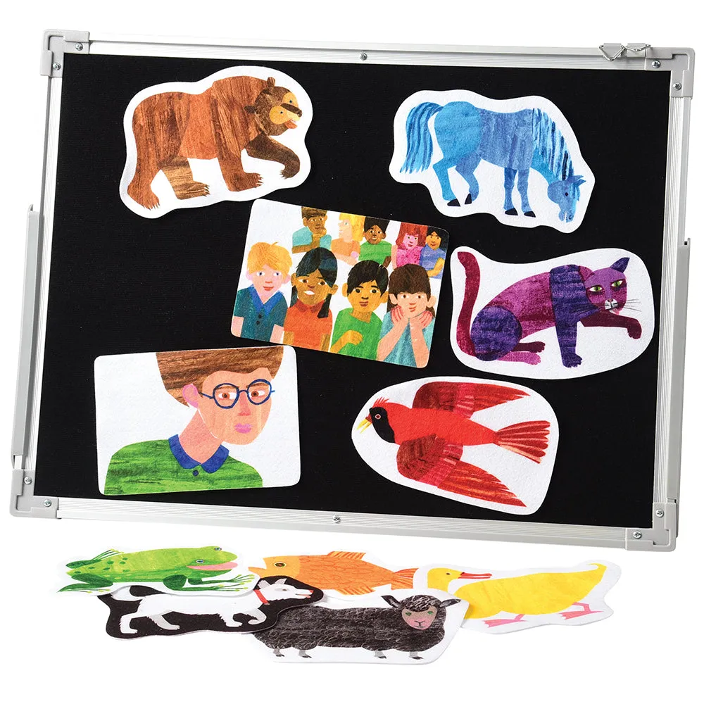 Brown Bear Flannel Board Set | Eric Carle Inspired Storytelling Props