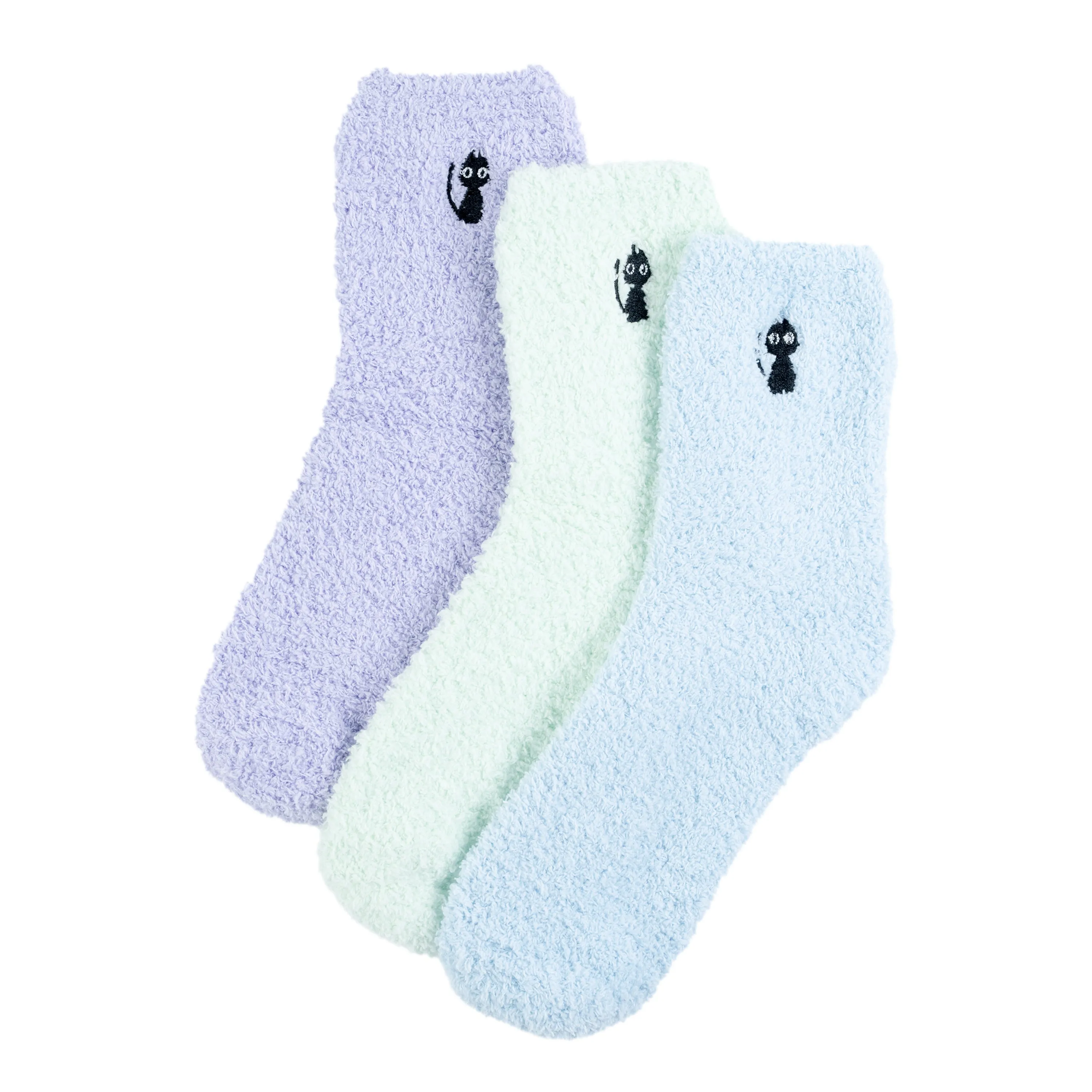 Chokore Fuzzy Fleece Socks (Light Green)