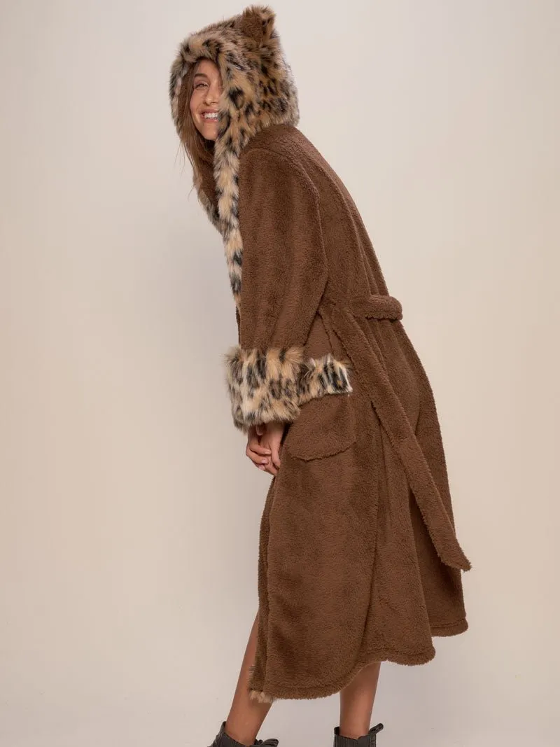 Classic Leopard Faux Fur House Robe