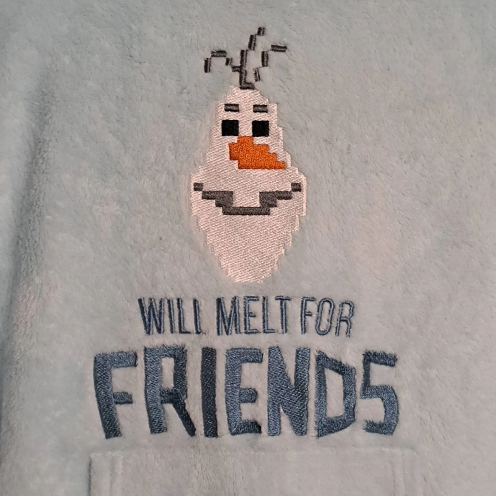 Disney Frozen II Olaf Fleece Hooded Pajama Top