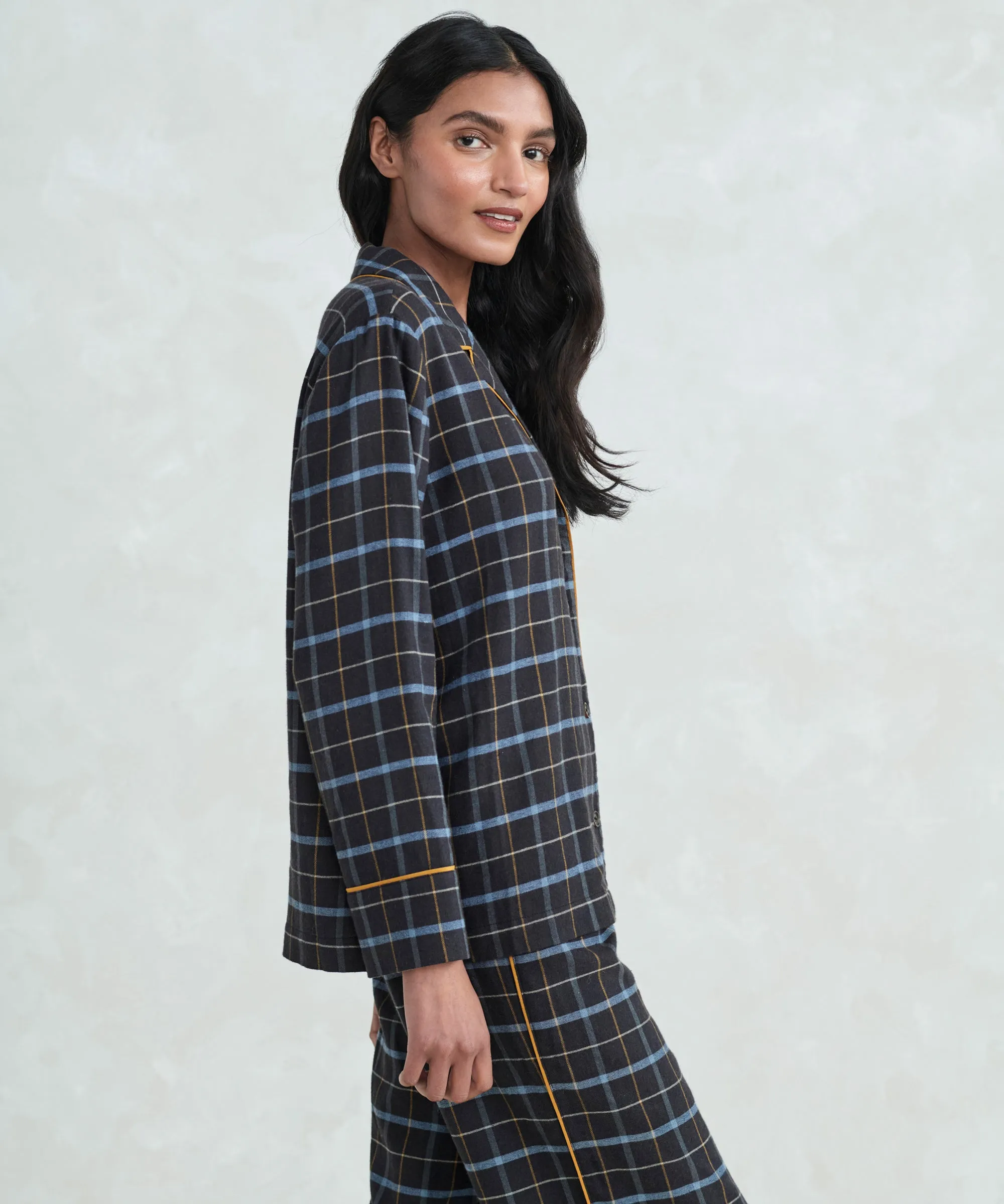 Flannel Pajama Top