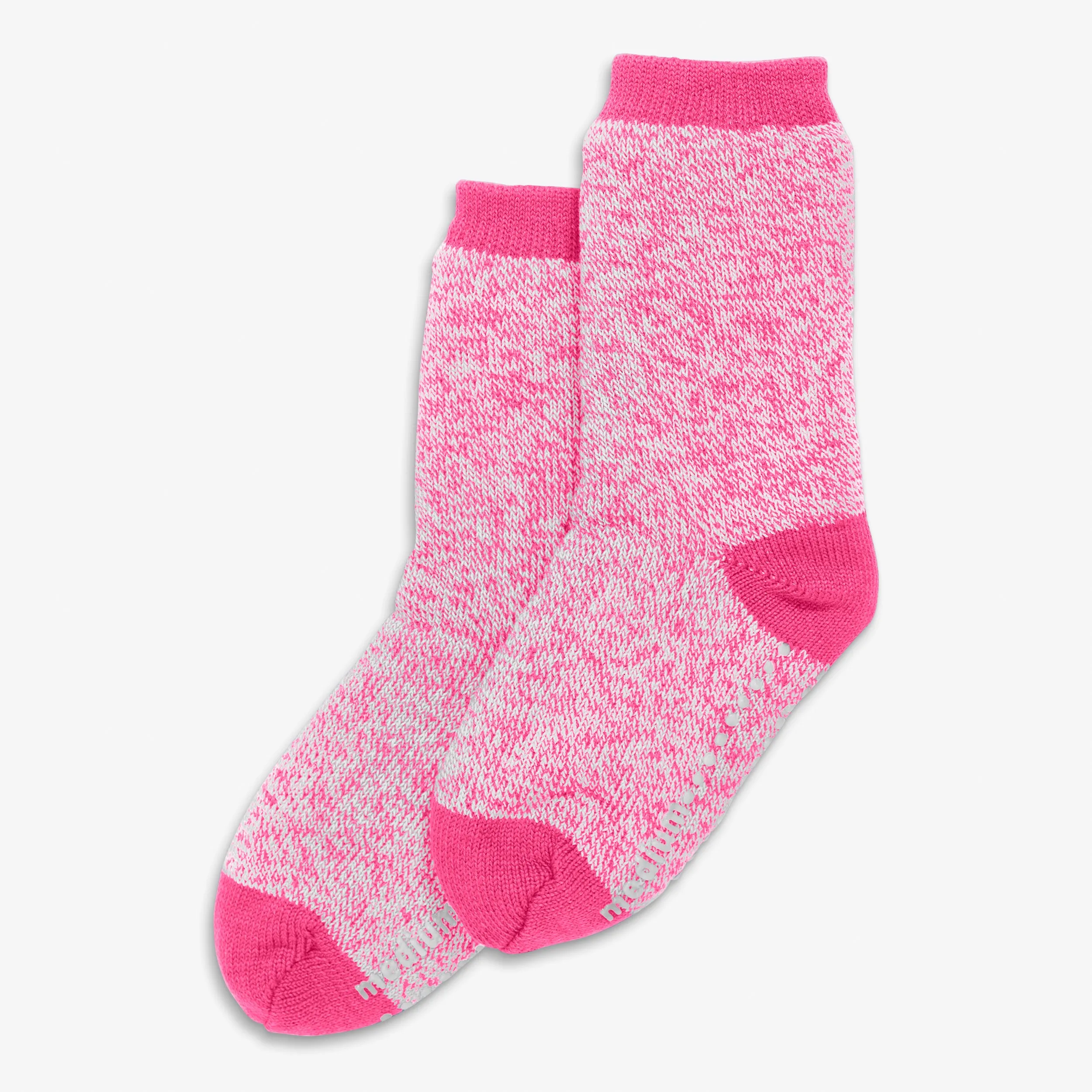 Fleece-lined slipper socks