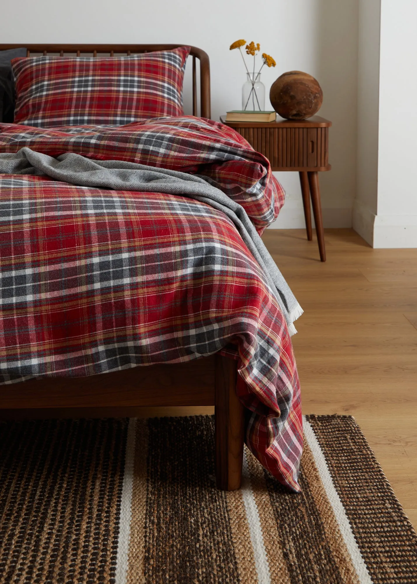 Foxford Tartan Flannel Duvet Set