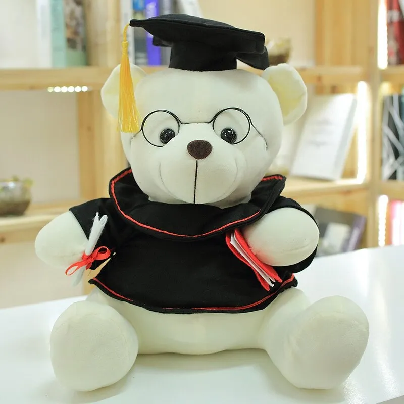 Graduate Teddy Bear Plush Stuffed Toy