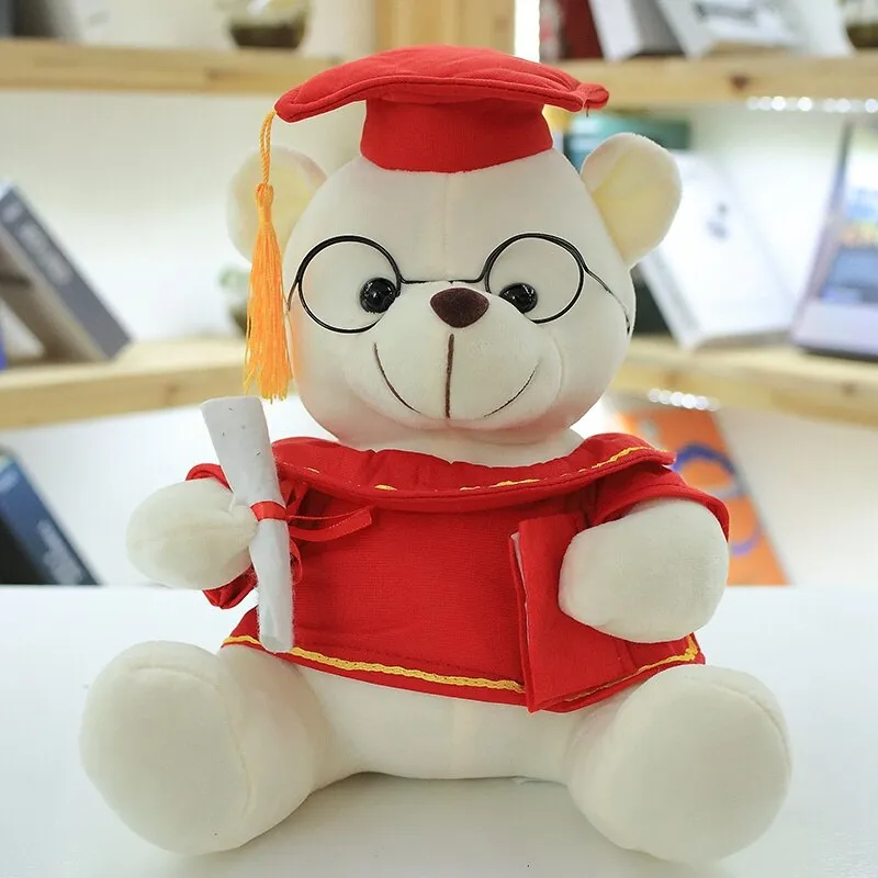 Graduate Teddy Bear Plush Stuffed Toy