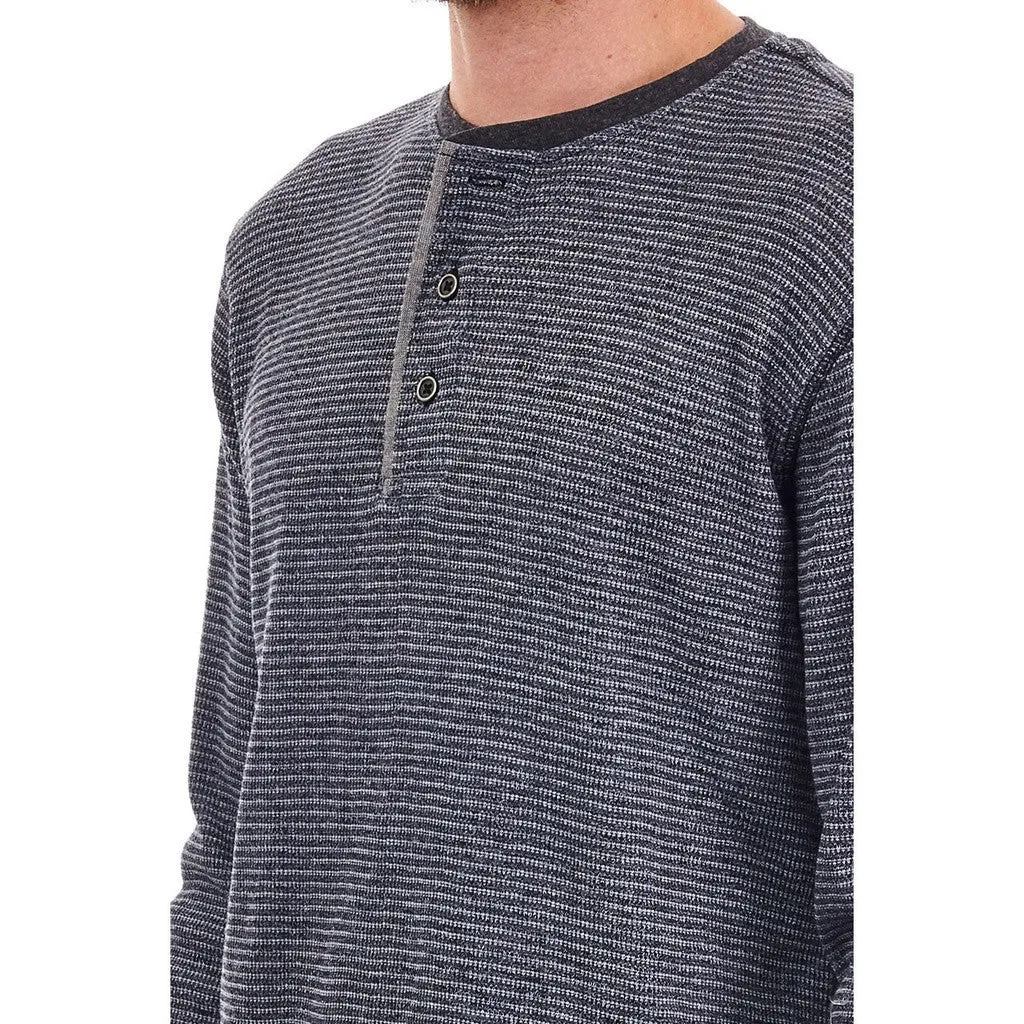 Kyle Striped Thermal Henley