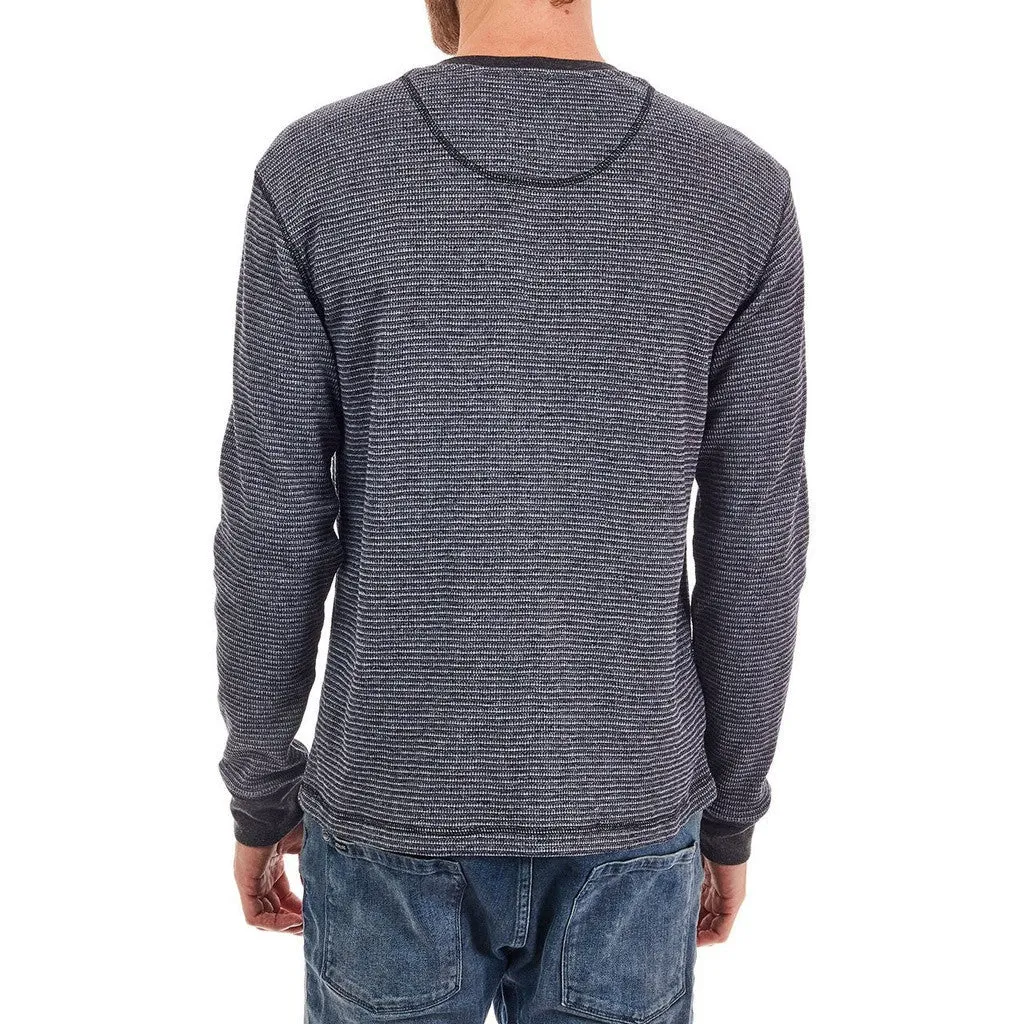 Kyle Striped Thermal Henley