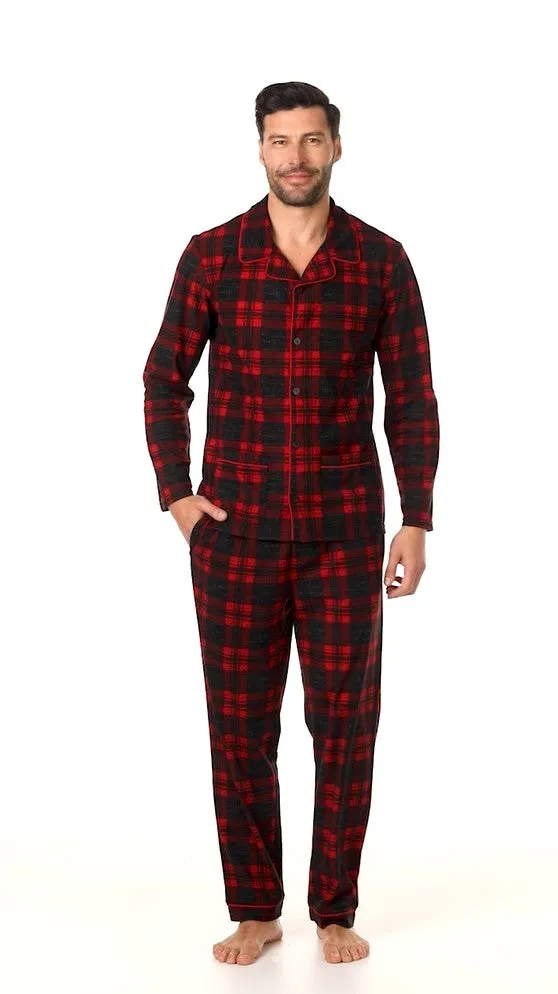 Mens Cozy Lodge Notch Pajama 2-Pc Set