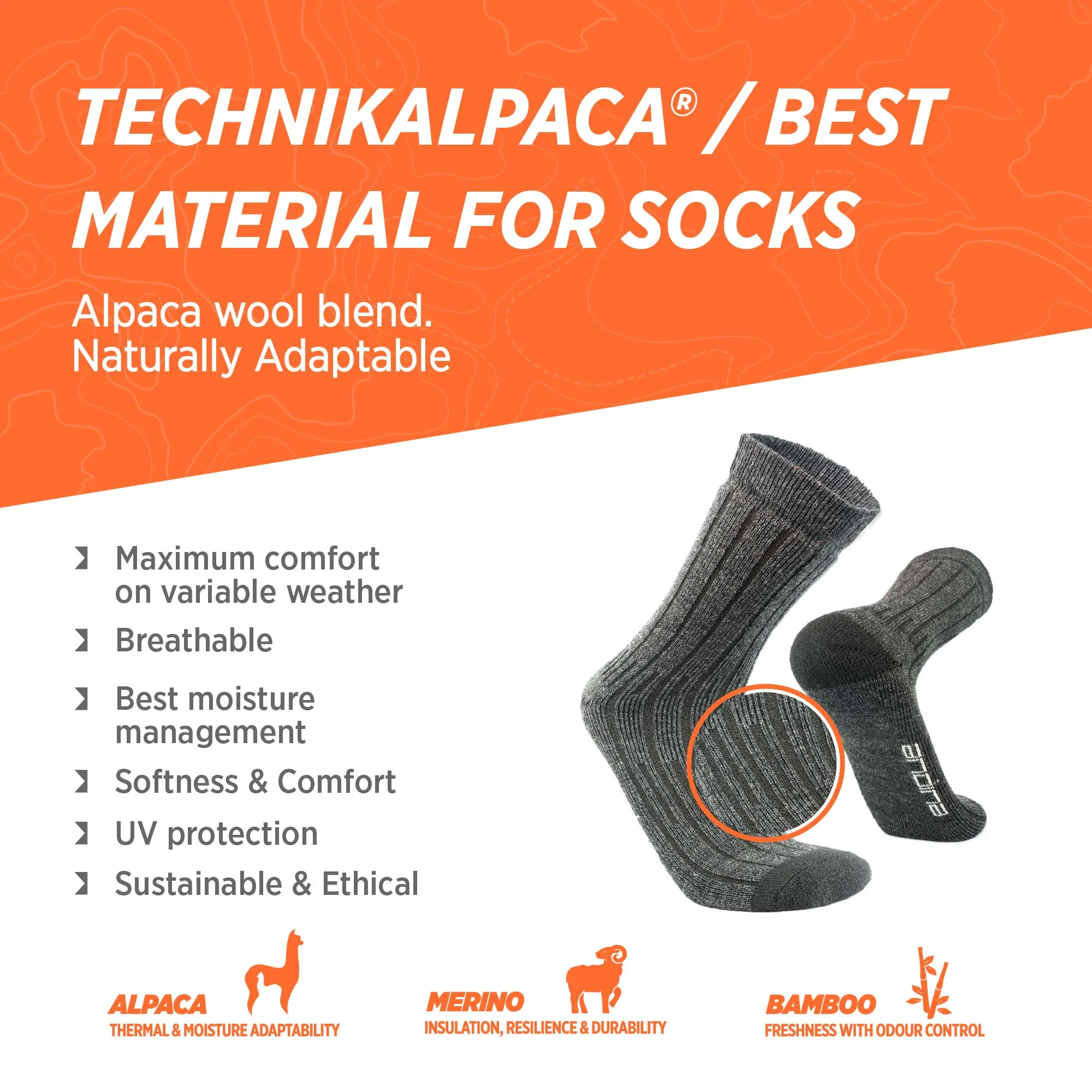 Montaña | Alpaca Mountaineering Socks