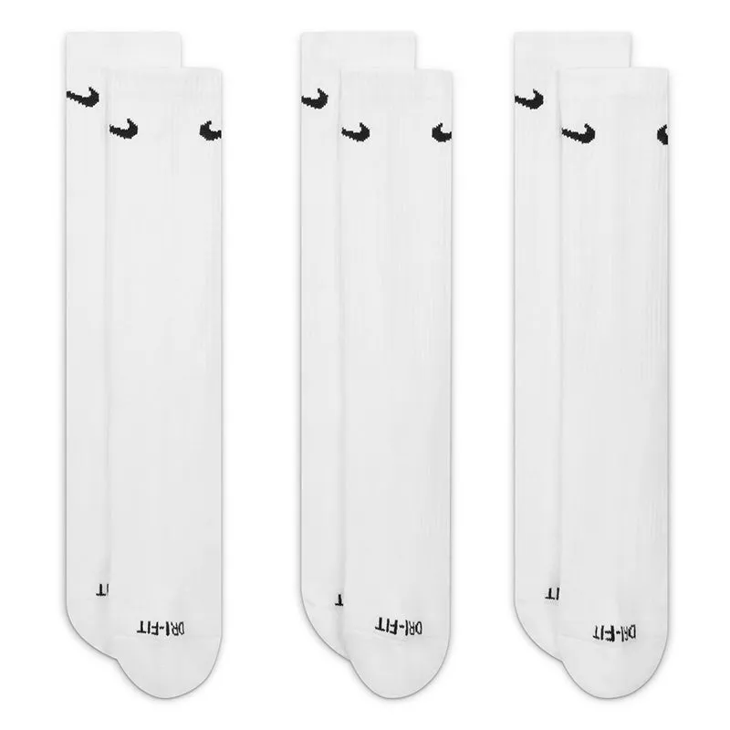 Nike Unisex Everyday Plus Cushioned Training Crew Socks (3 Pairs)