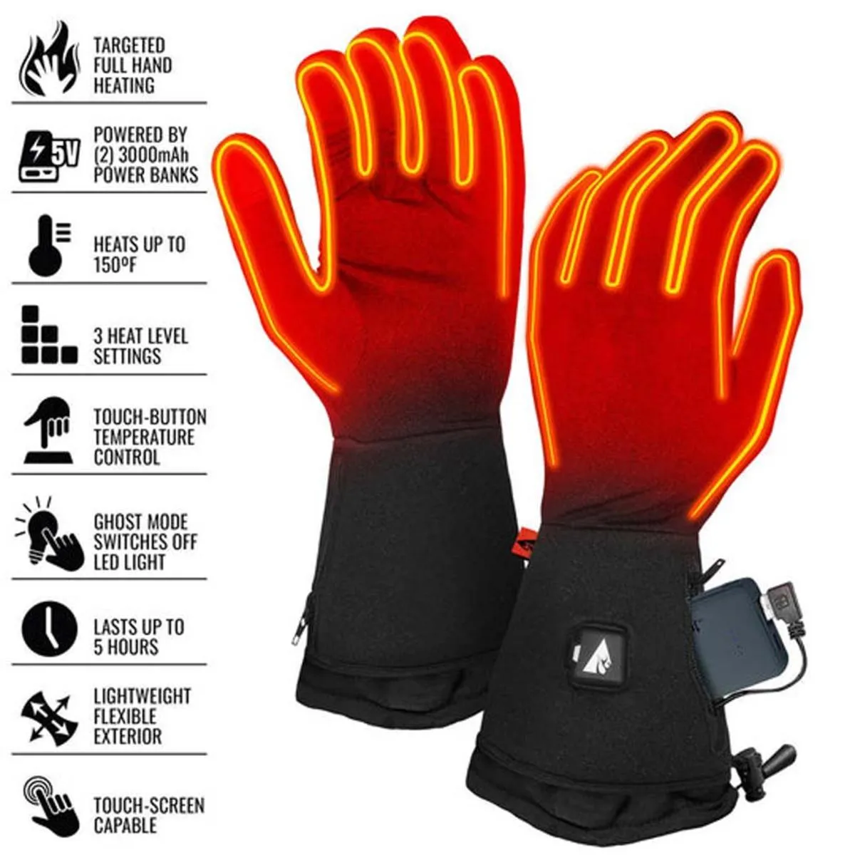 Open Box ActionHeat 5V Heated Glove Liners - Men's