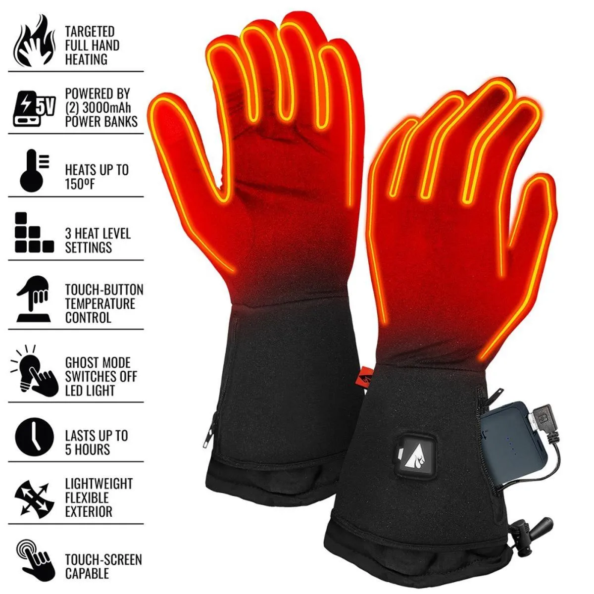 Open Box ActionHeat 5V Heated Glove Liners - Women's