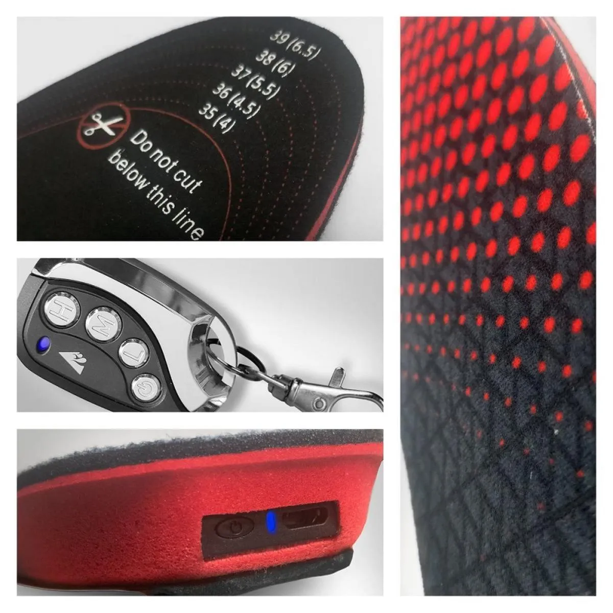 Open Box ActionHeat Rechargeable Battery Heated Insoles