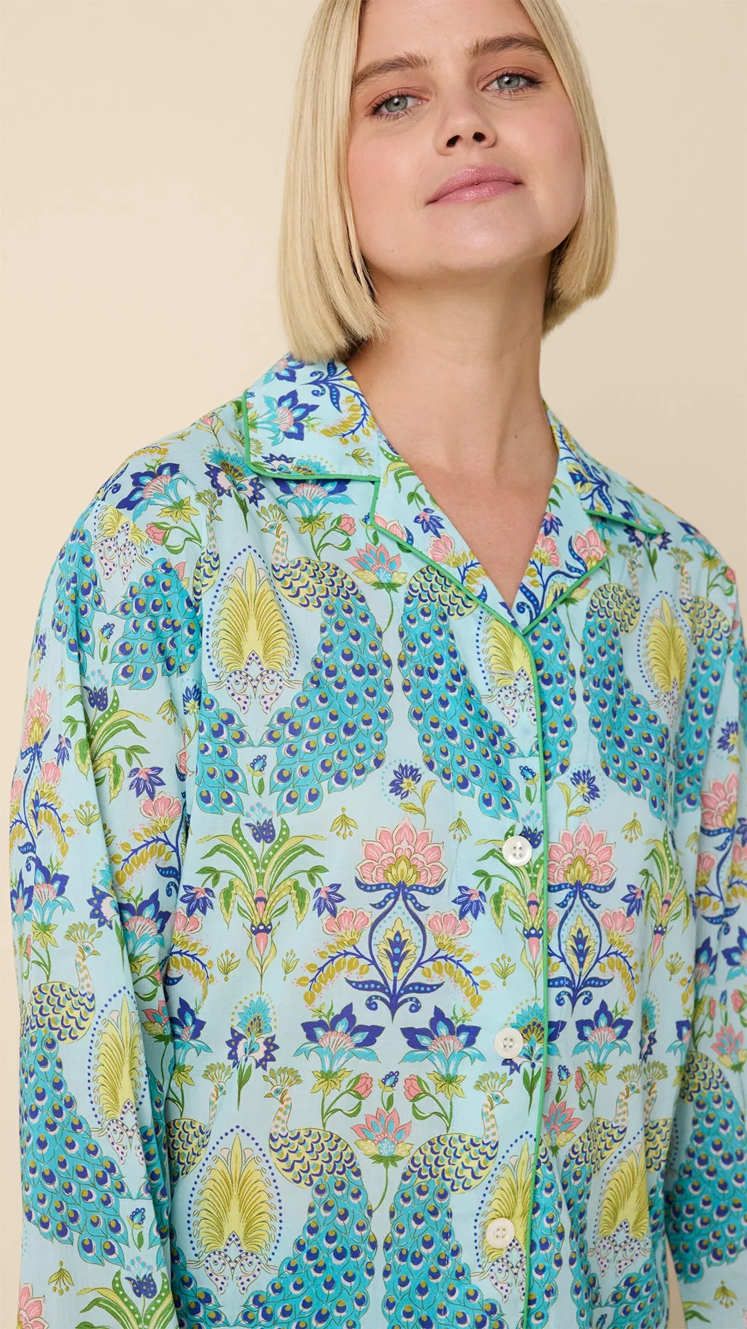 Peacock Voile Pajama