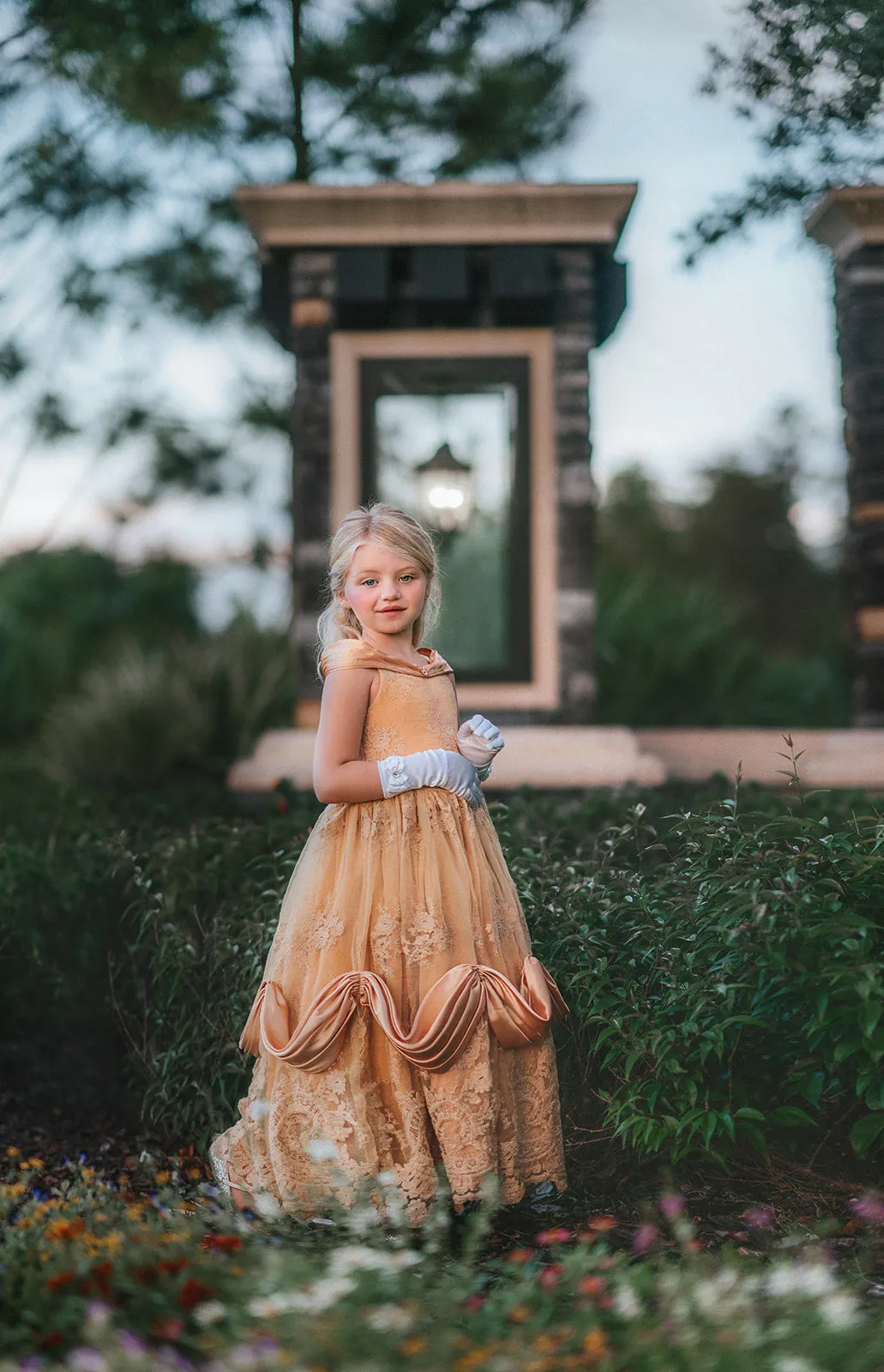 Portrait Collection Red Rose Princess Gown