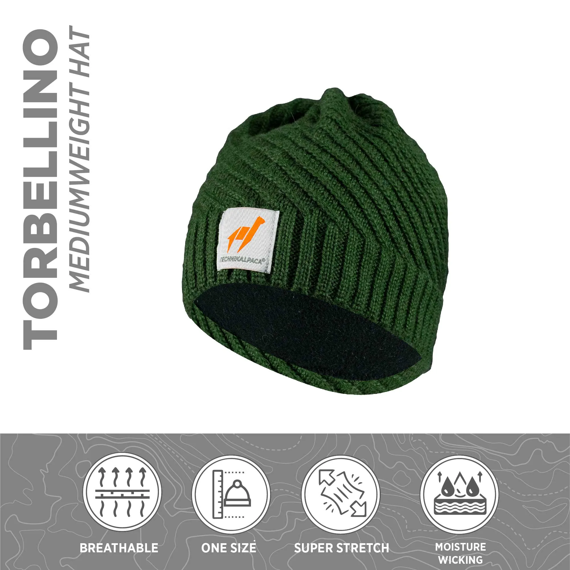 Premium Alpaca Merino and Bamboo Hat. Unisex | Torbellino