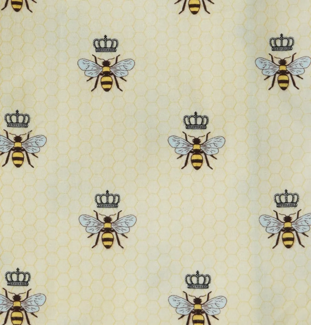 Queen Bee Flannel Pajama - Honey