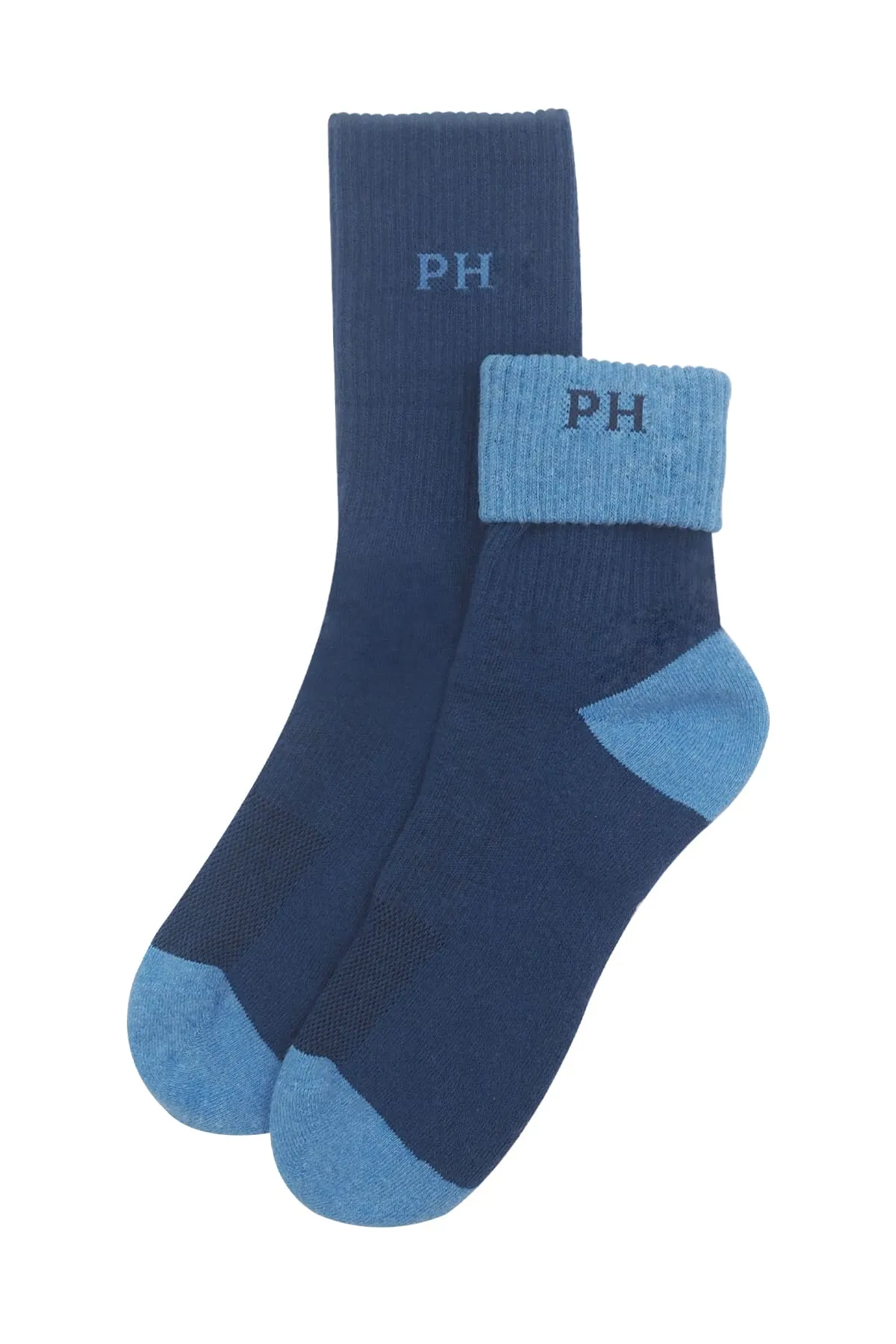 Reversible Men's Sport Socks - Blue