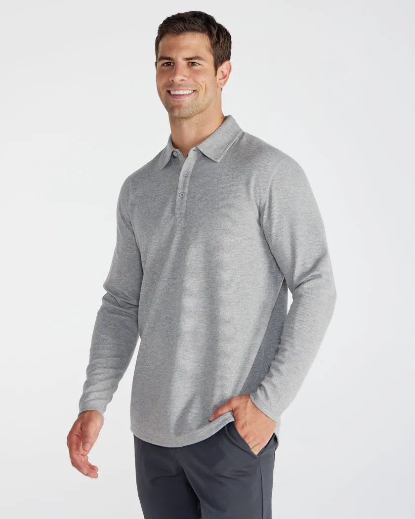 Thermal Long Sleeve Polo