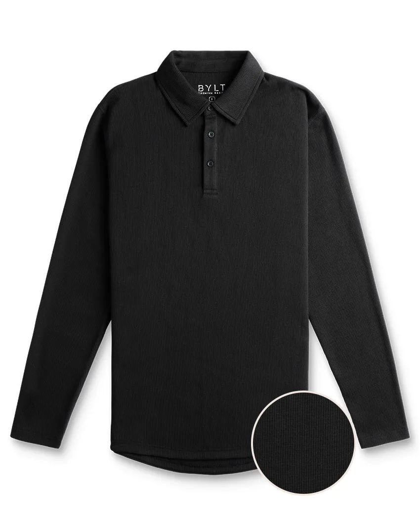 Thermal Long Sleeve Polo