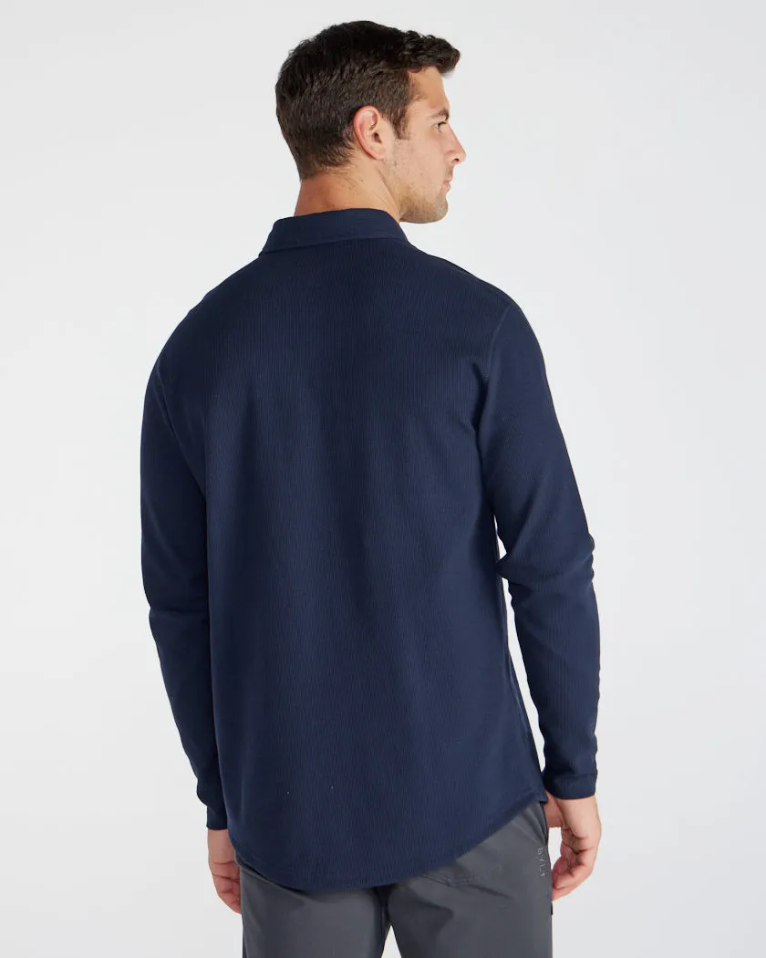 Thermal Long Sleeve Polo