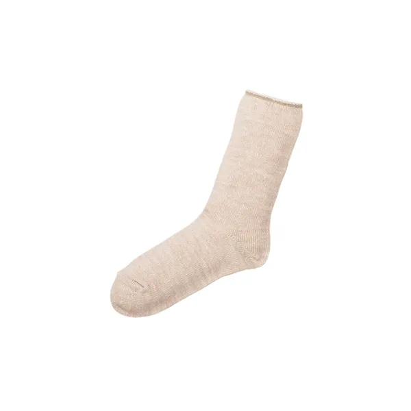 Wool Silk Socks _ Beige, Mustard or Charcoal